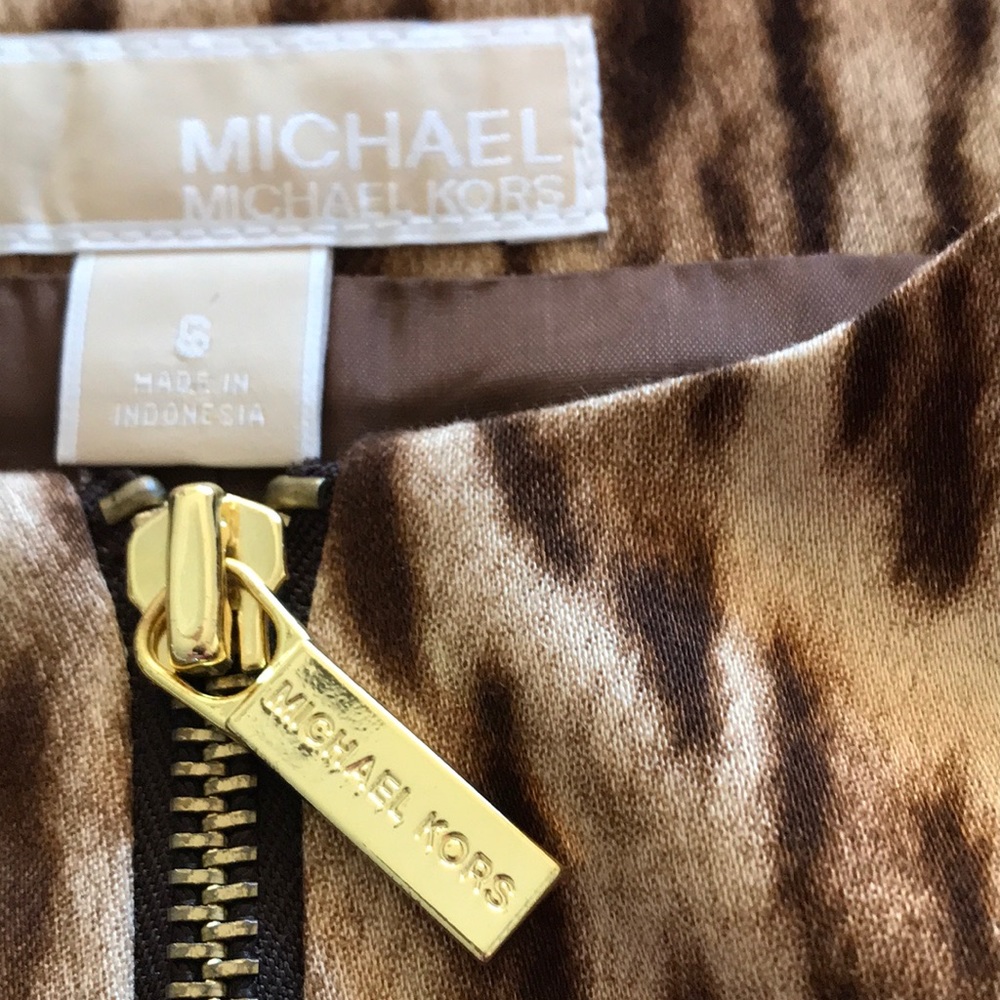 MICHAEL KORS LEOPARD DRESS. Size Small